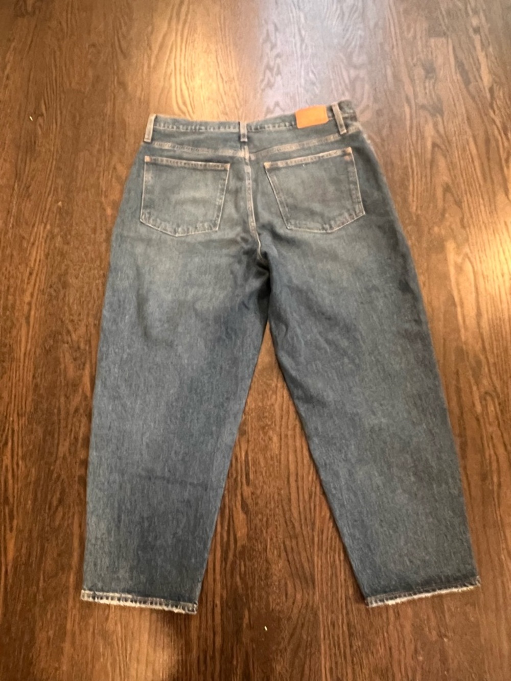 Madewell Ballon Jeans Vintage Mid-Wash Size 32 - Picture 9 of 10